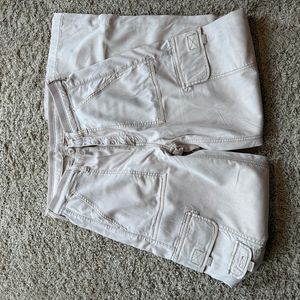American Eagle Outfitters Beige Stretch Shorts